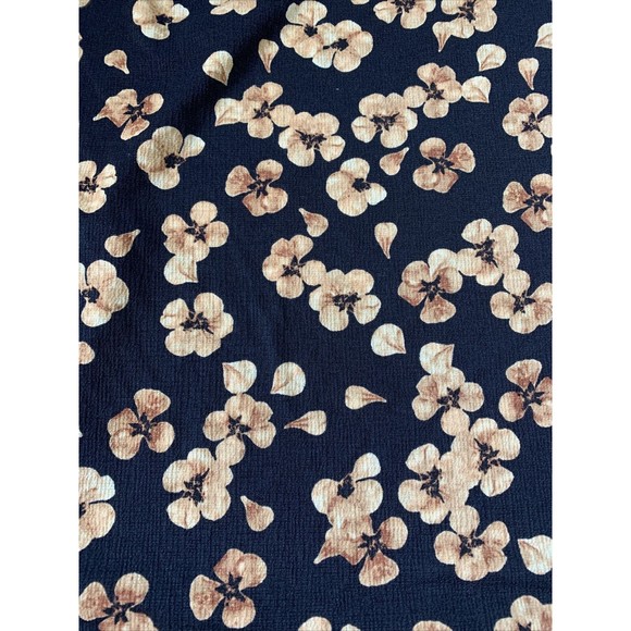 Ava & Viv Plus Size Floral Print Long Sleeve Knit Blouse, Gold, X (14W), 1020 - Picture 8 of 8